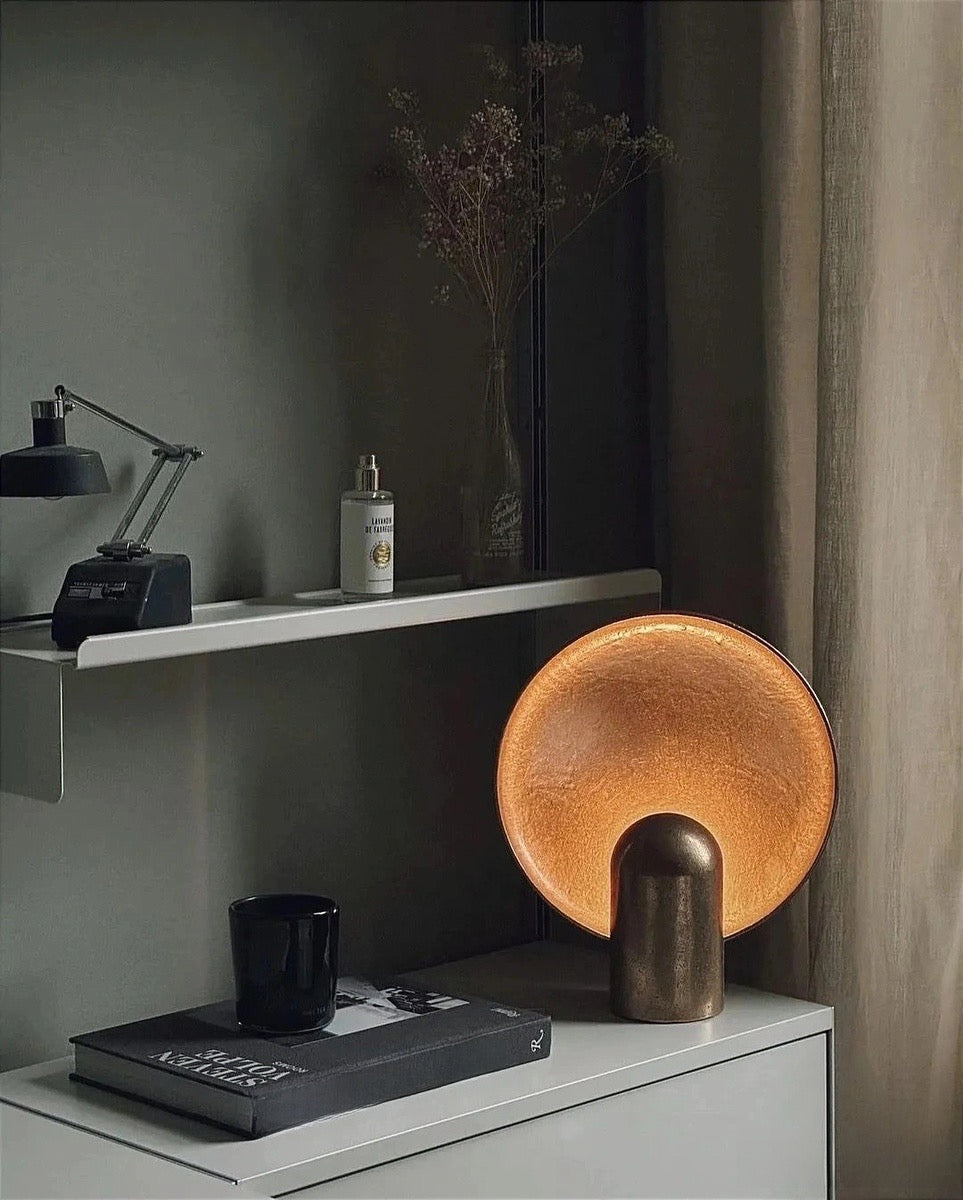 Forest-Inspired Natural Table Lamp – Postmodern Luxury Design with Sculptural Elegance - Chic Chambers