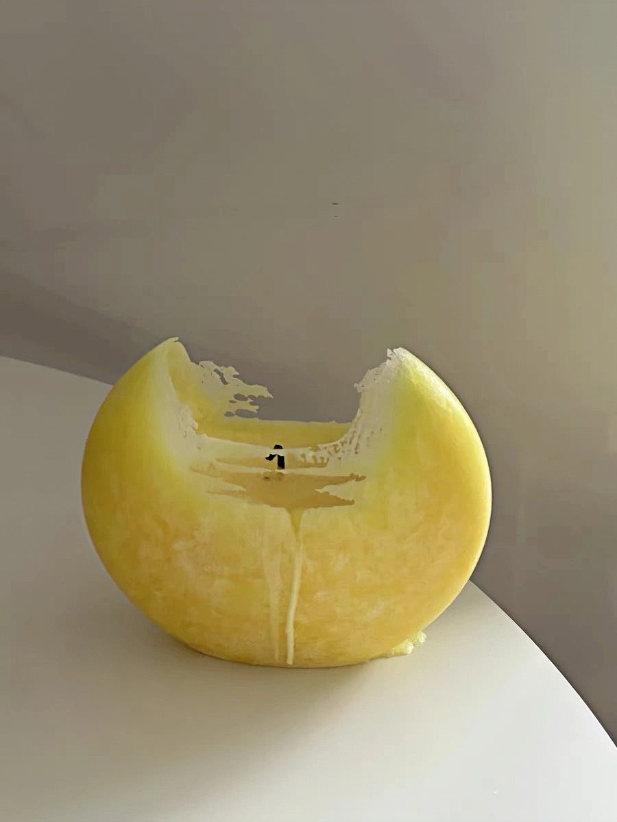 Handcrafted Moon-Shaped Candle - Chic Chambers