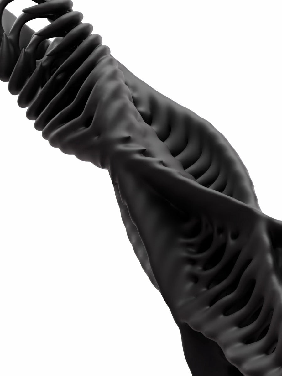 Embryo Form Sculptural Organic Vase with Futuristic Aesthetic - Chic Chambers