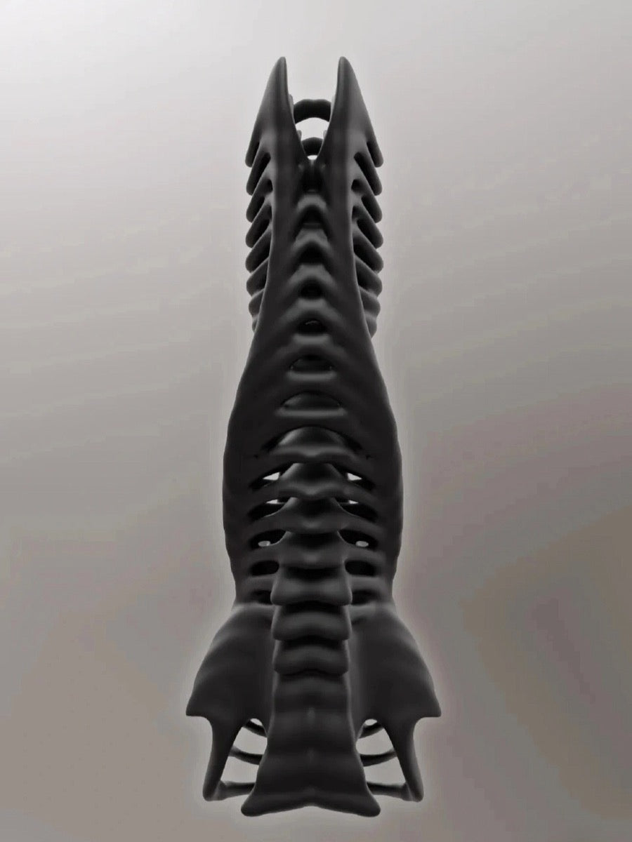 Embryo Form Sculptural Organic Vase with Futuristic Aesthetic - Chic Chambers