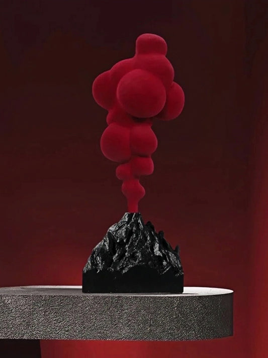 Volcanic Eruption Sculpture Italian Minimalist Resin Decor - Chic Chambers