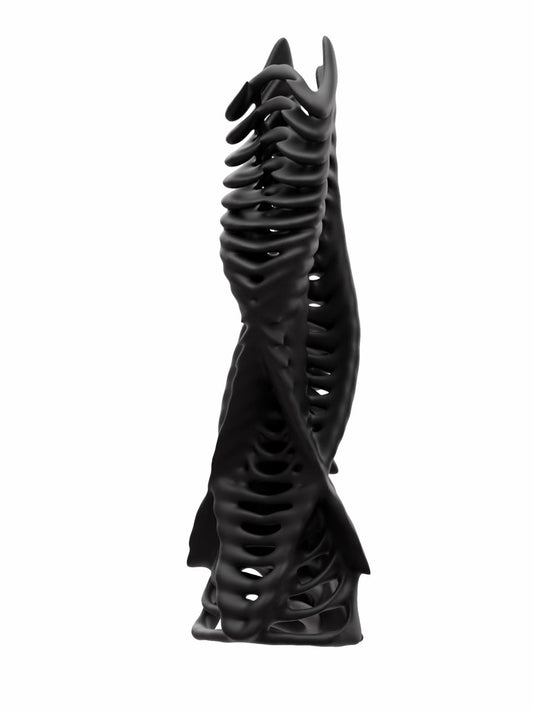 Embryo Form Sculptural Organic Vase with Futuristic Aesthetic - Chic Chambers