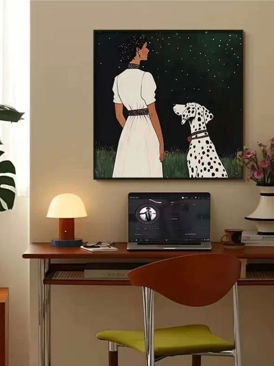 Portable Cordless Mushroom Table Lamp