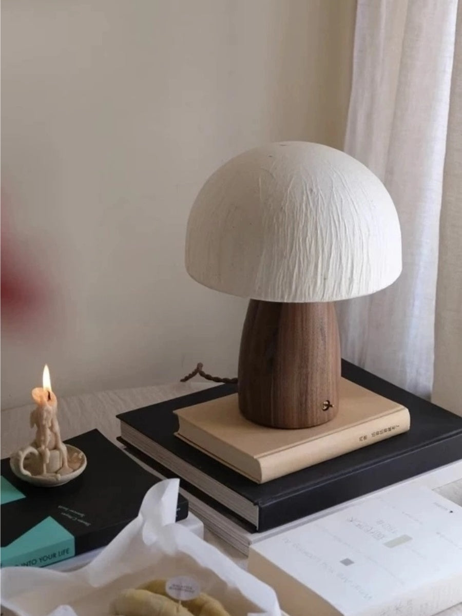 Handcrafted Mushroom Paper Lamp