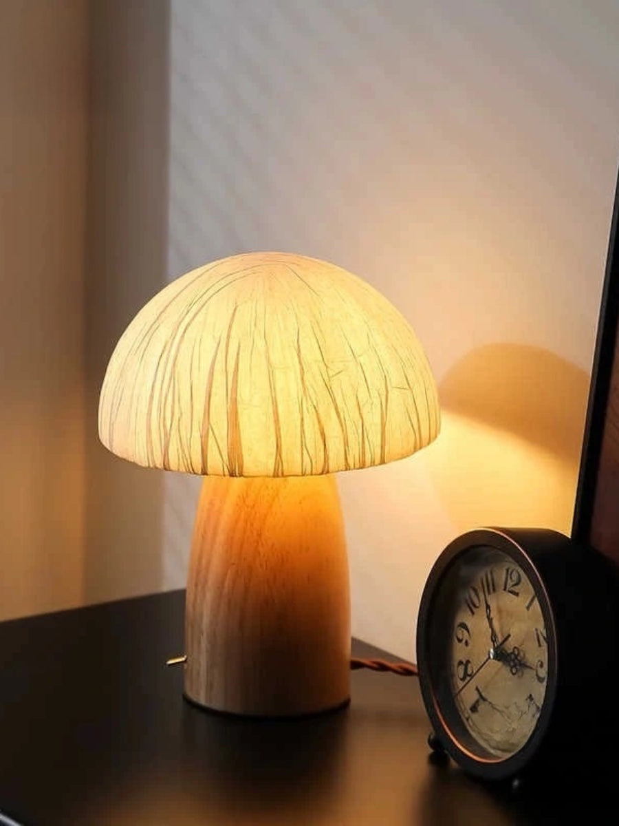 Handcrafted Mushroom Paper Lamp