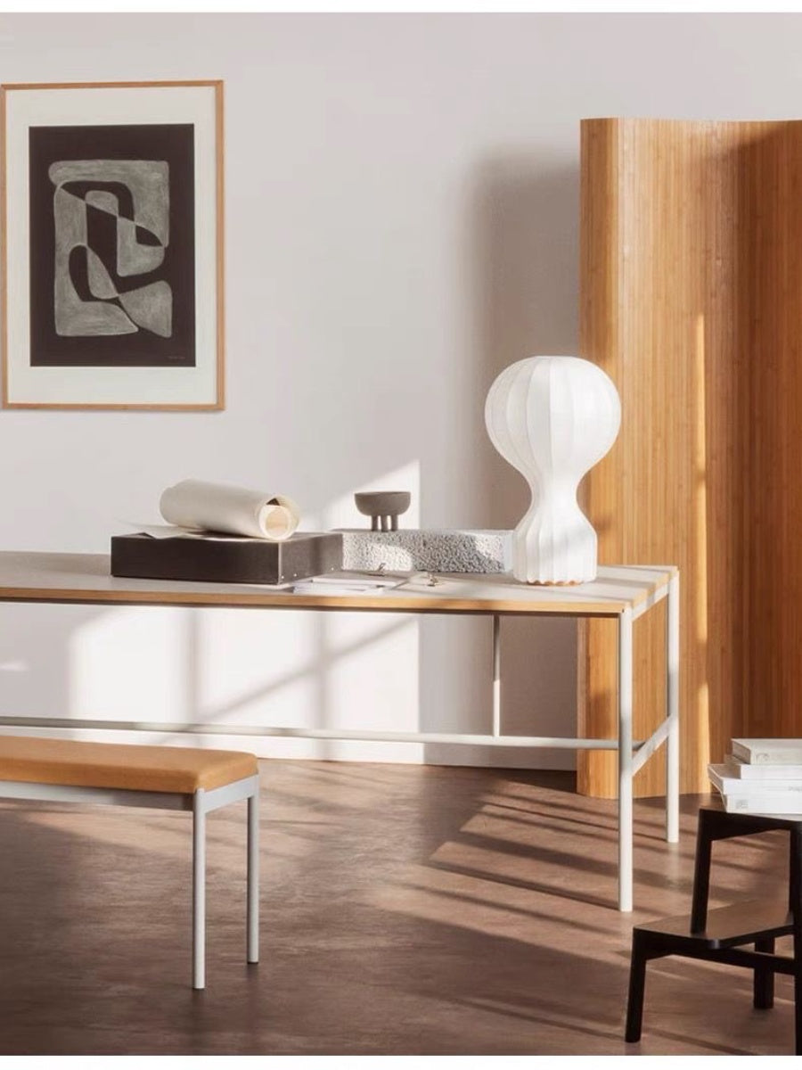 Cream Aesthetic Table Lamp