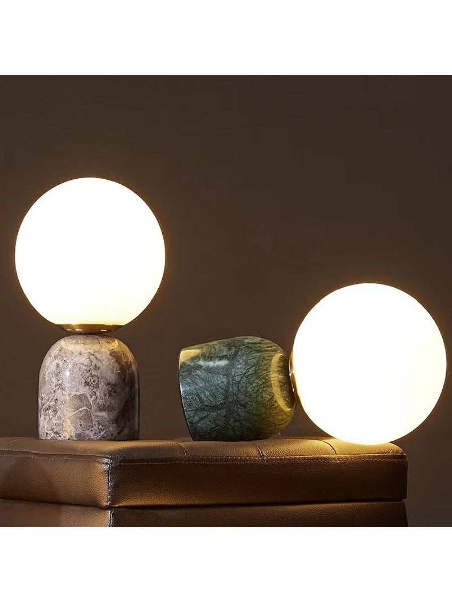 Marble Globe Table Lamp