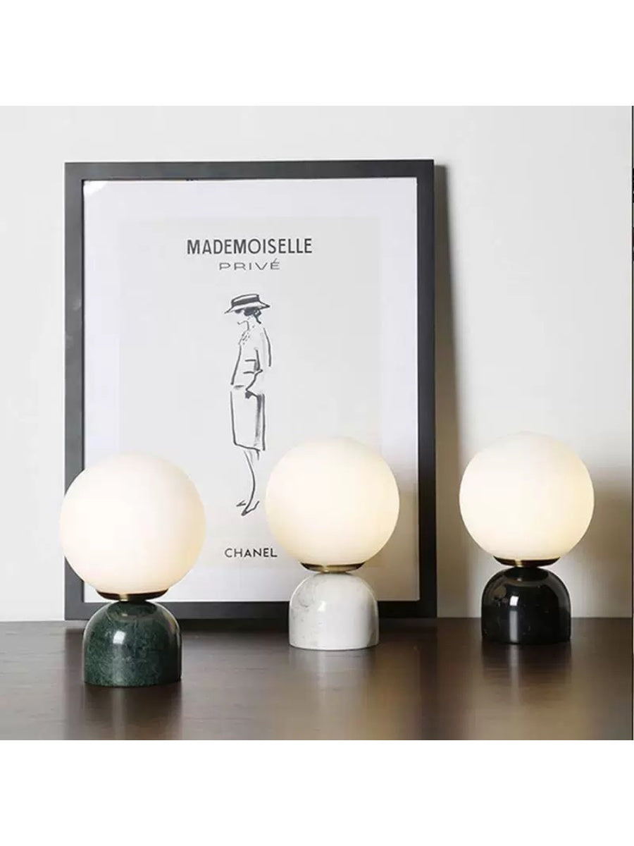 Marble Globe Table Lamp