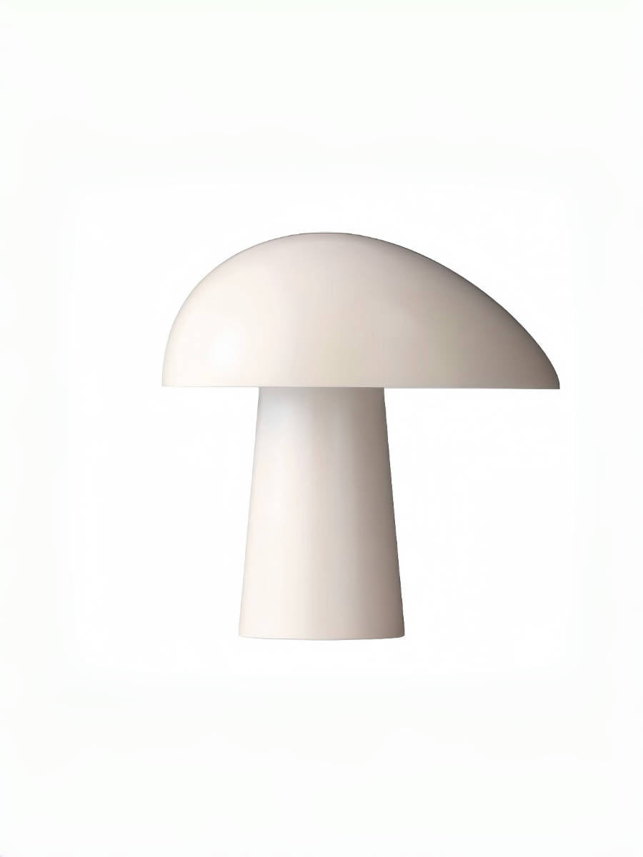 Scandinavian Wood Grain Mushroom Table Lamp