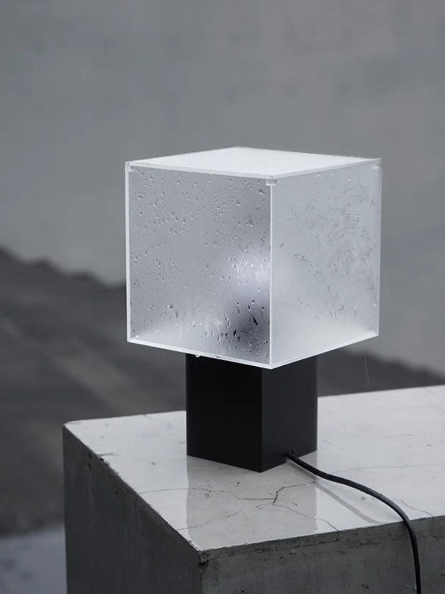 Frosted Cube Table Lamp