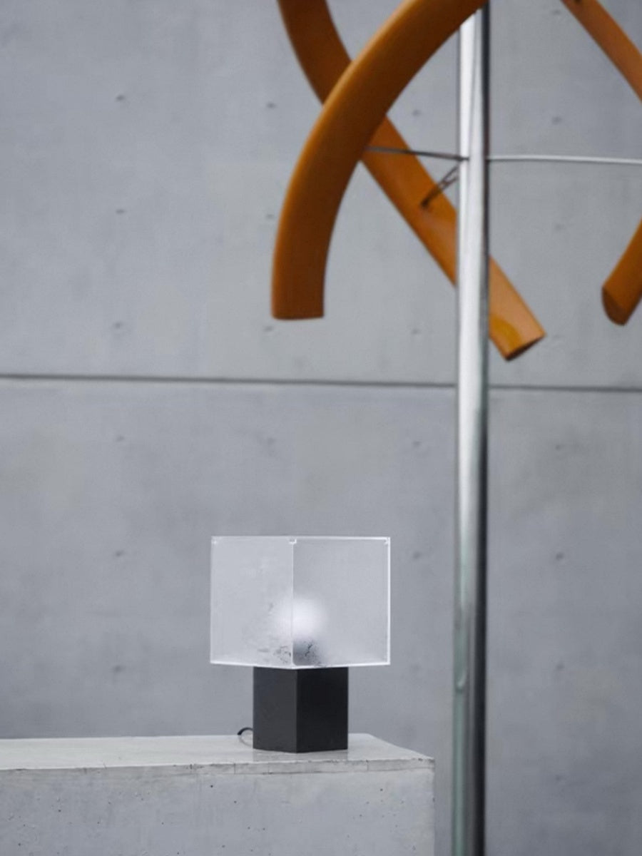 Frosted Cube Table Lamp