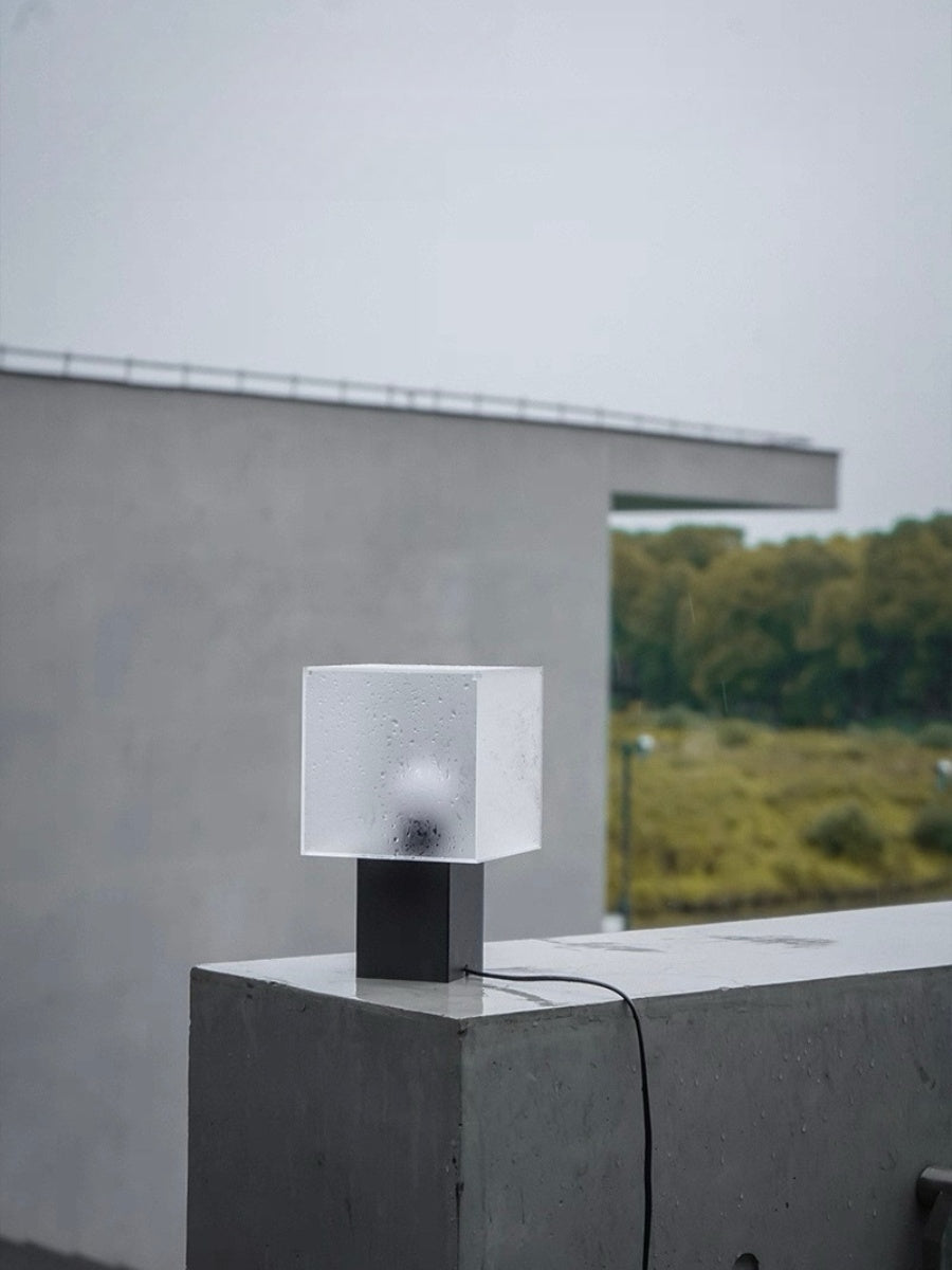 Frosted Cube Table Lamp