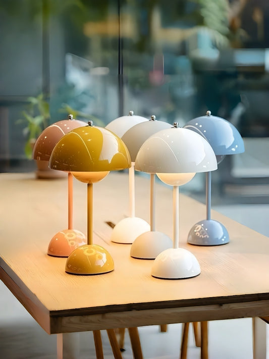 Cordless Mushroom Table Lamp
