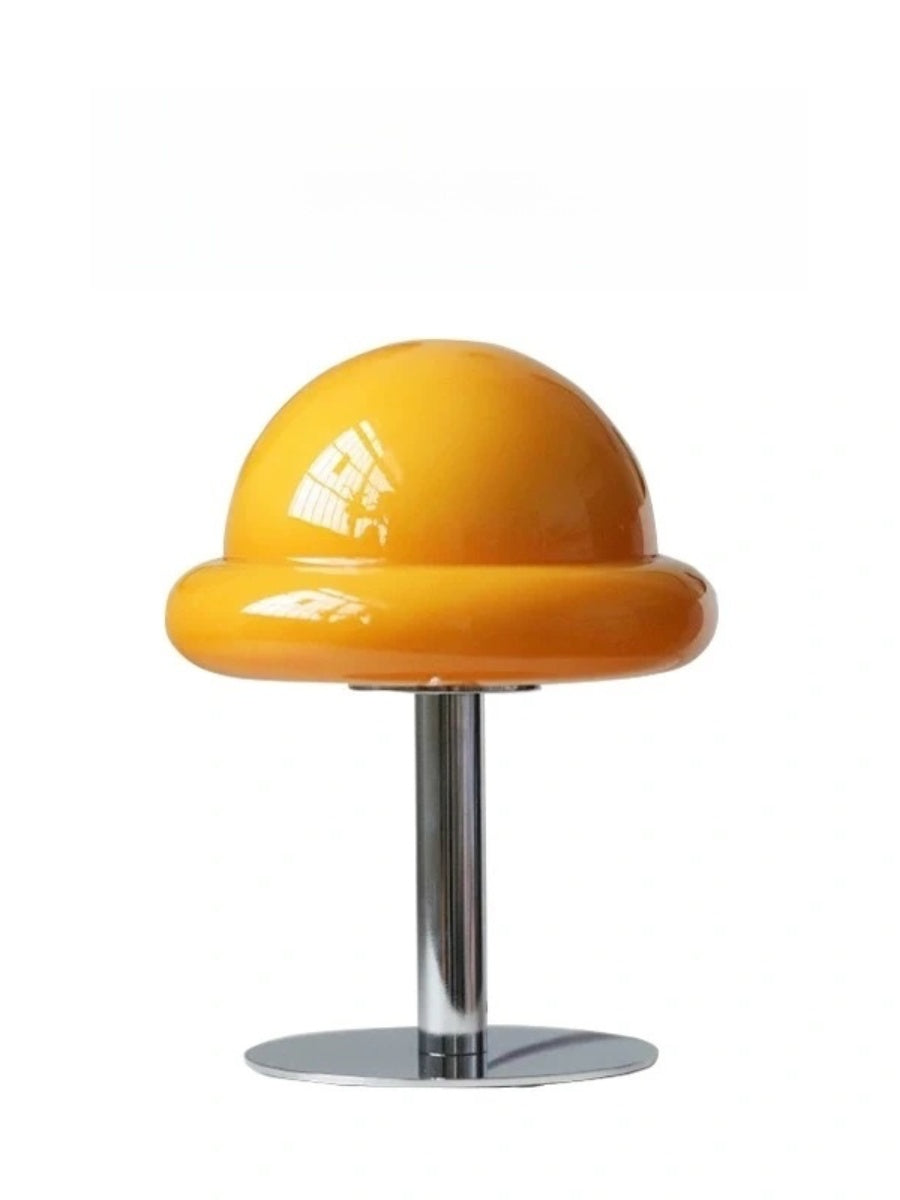 Nordic Glass Mushroom Lamp – USB Powered, Minimalist Bedside Table Light