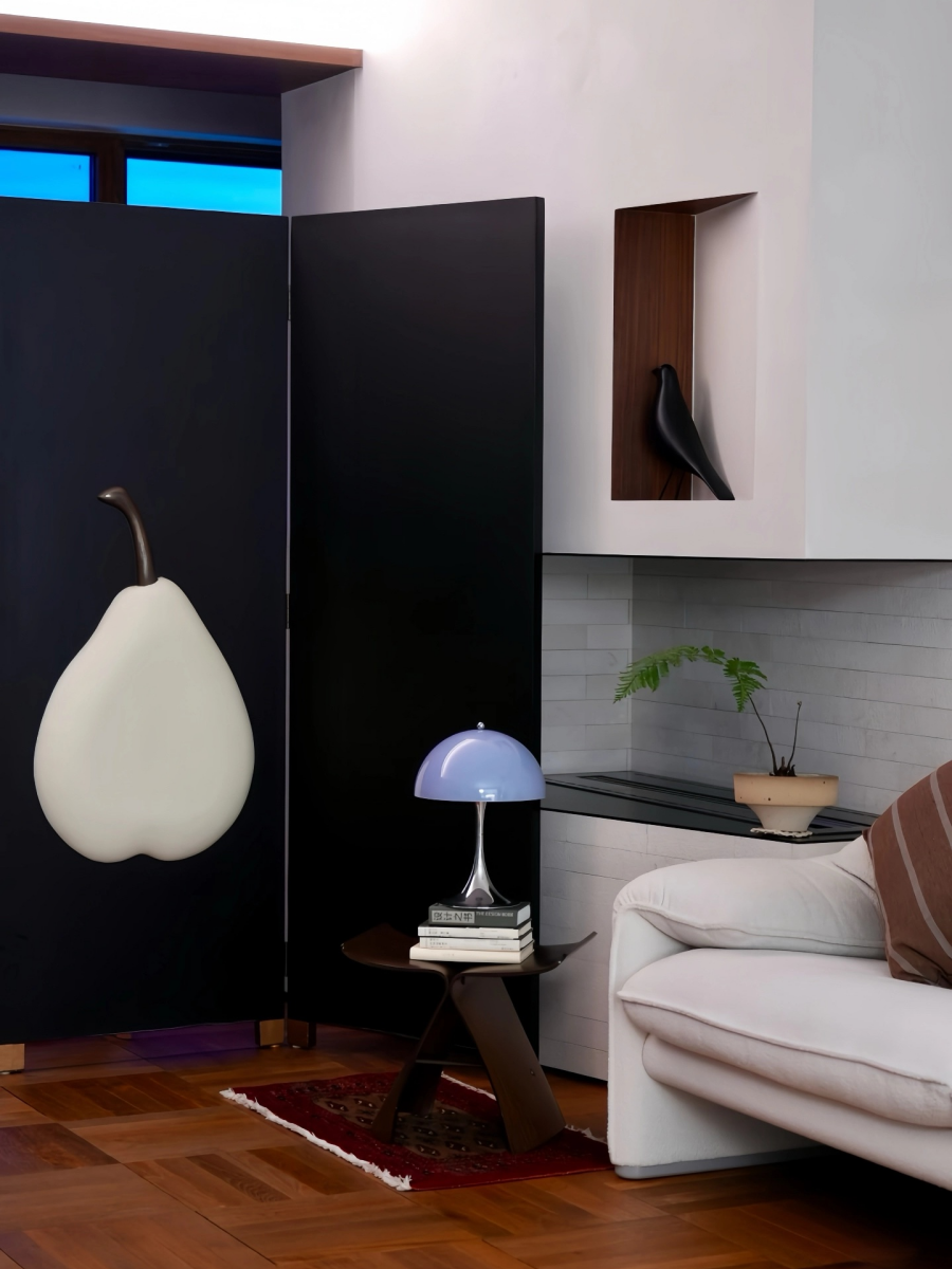 Danish Mushroom Table Lamp – USB Rechargeable, Nordic Minimalist Bedside Light