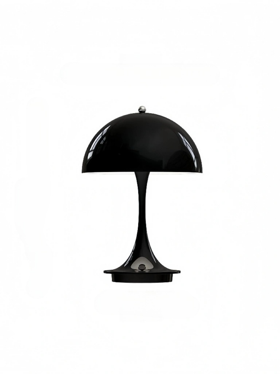 Danish Mushroom Table Lamp – USB Rechargeable, Nordic Minimalist Bedside Light