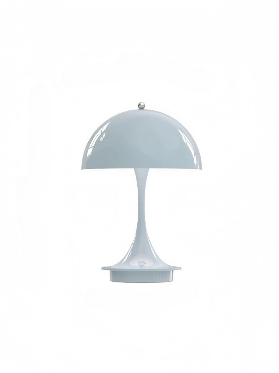 Danish Mushroom Table Lamp – USB Rechargeable, Nordic Minimalist Bedside Light