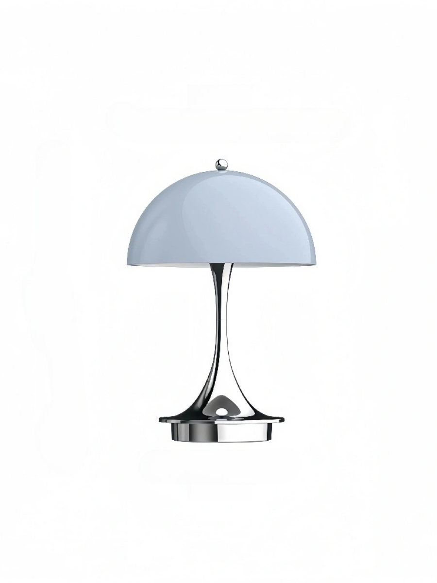 Danish Mushroom Table Lamp – USB Rechargeable, Nordic Minimalist Bedside Light