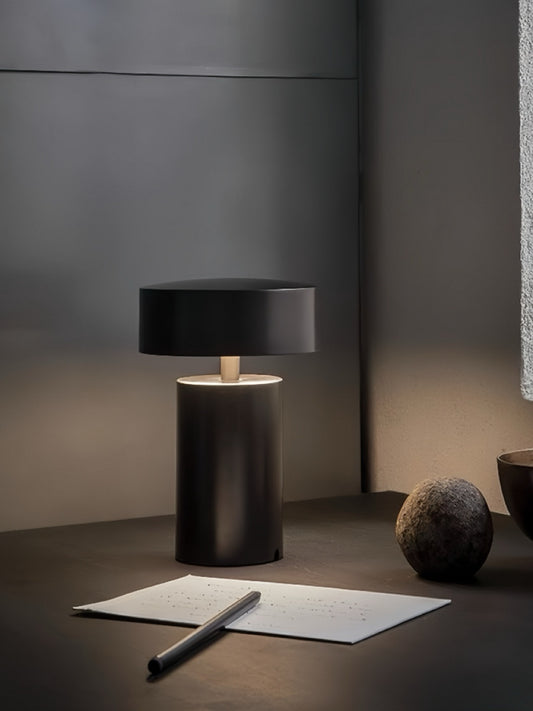 Danish Column Table Lamp â Wireless, Portable, Touch Control, Adjustable Brightness