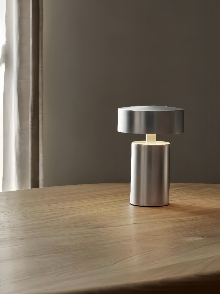 Danish Column Table Lamp – Wireless, Portable, Touch Control, Adjustable Brightness
