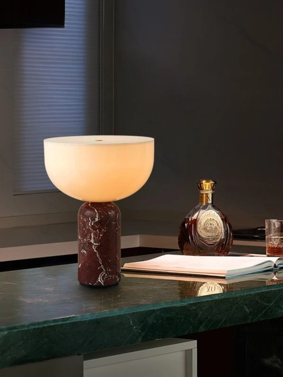 Danish Column Lamp – Nordic Minimalist Touch Table Light