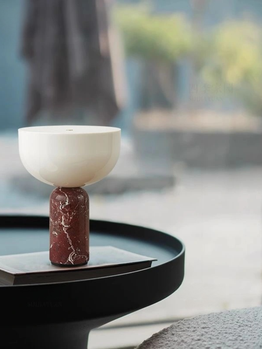 Danish Column Lamp – Nordic Minimalist Touch Table Light
