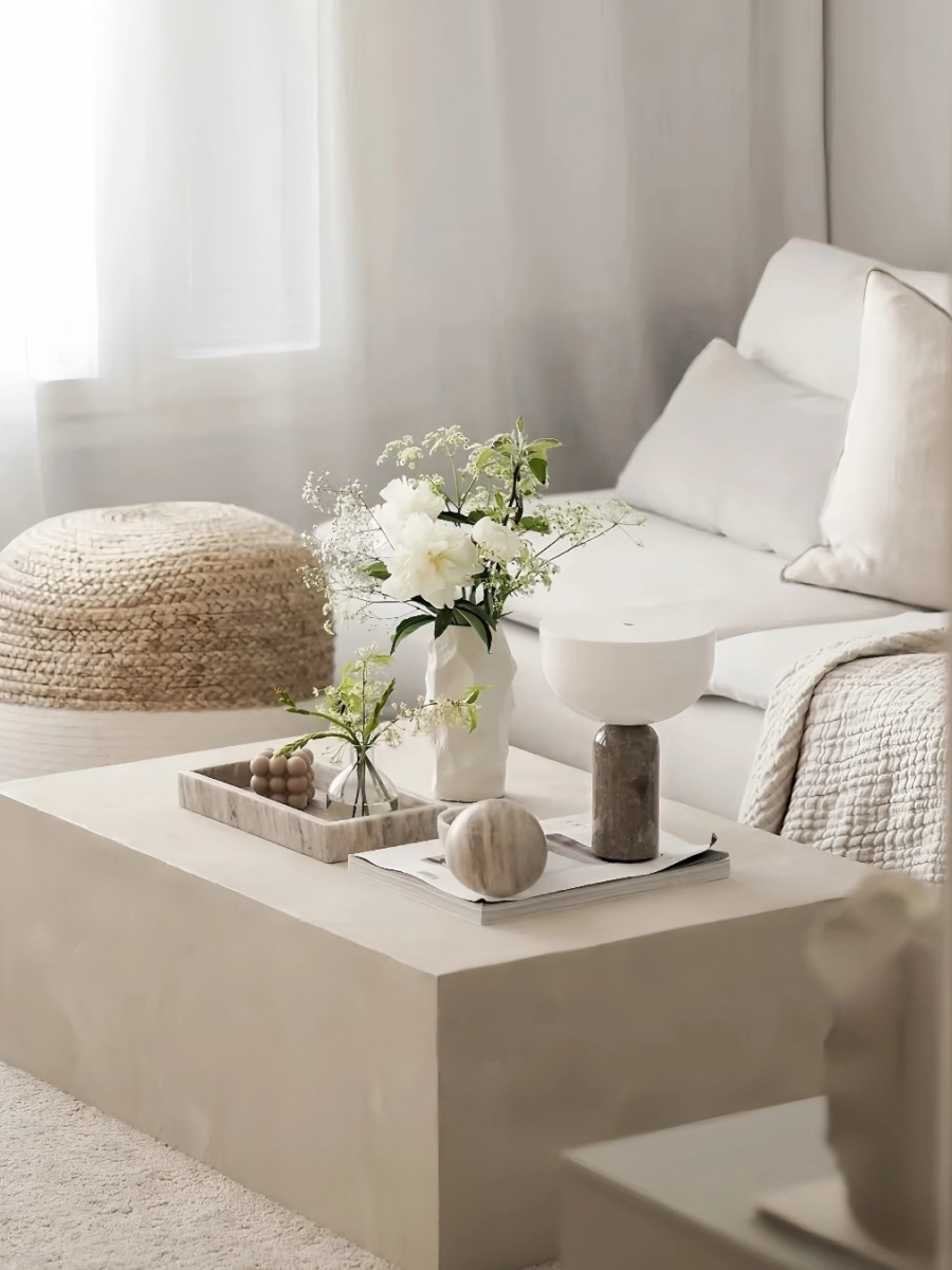 Danish Column Lamp – Nordic Minimalist Touch Table Light