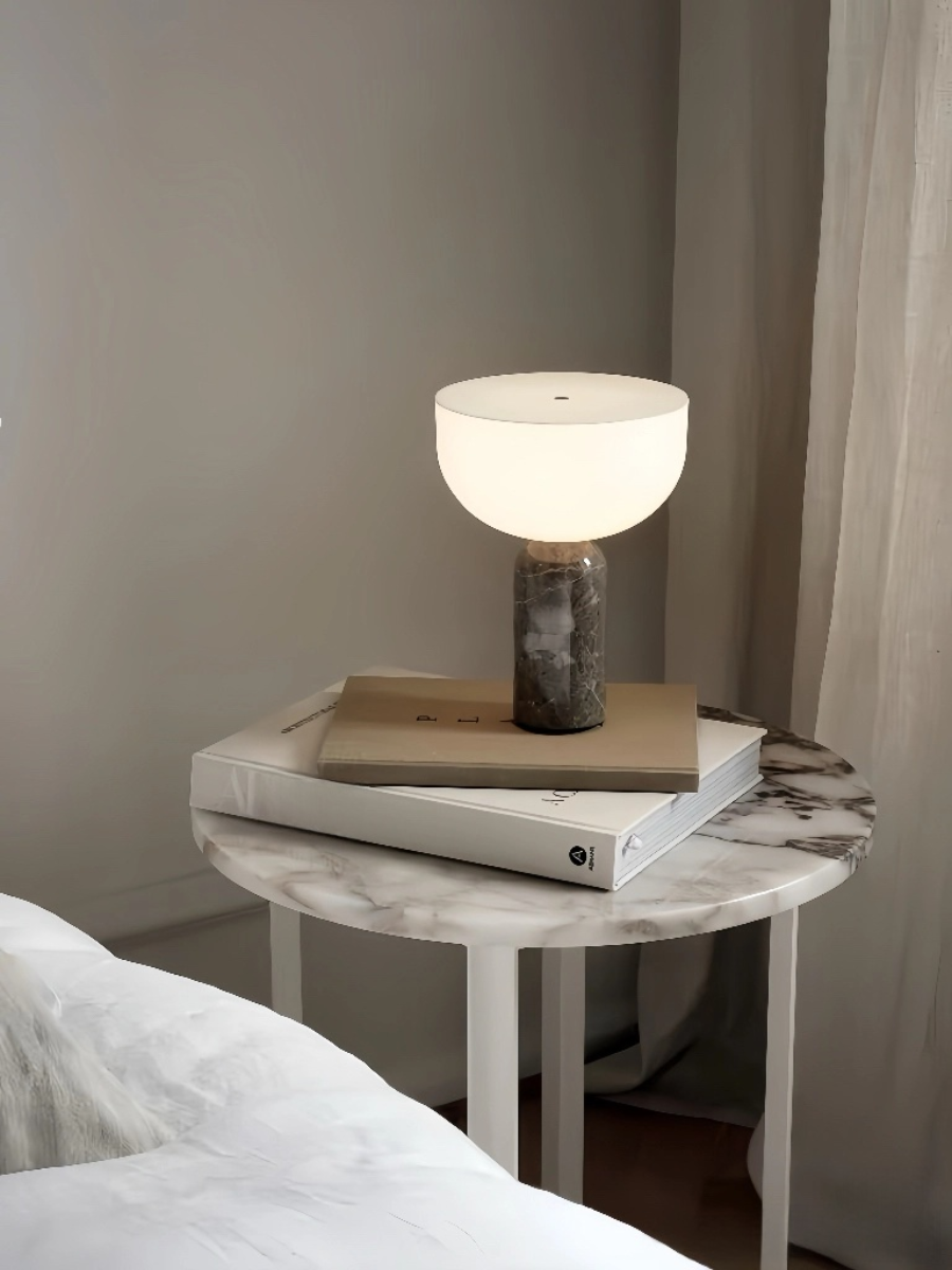 Danish Column Lamp – Nordic Minimalist Touch Table Light
