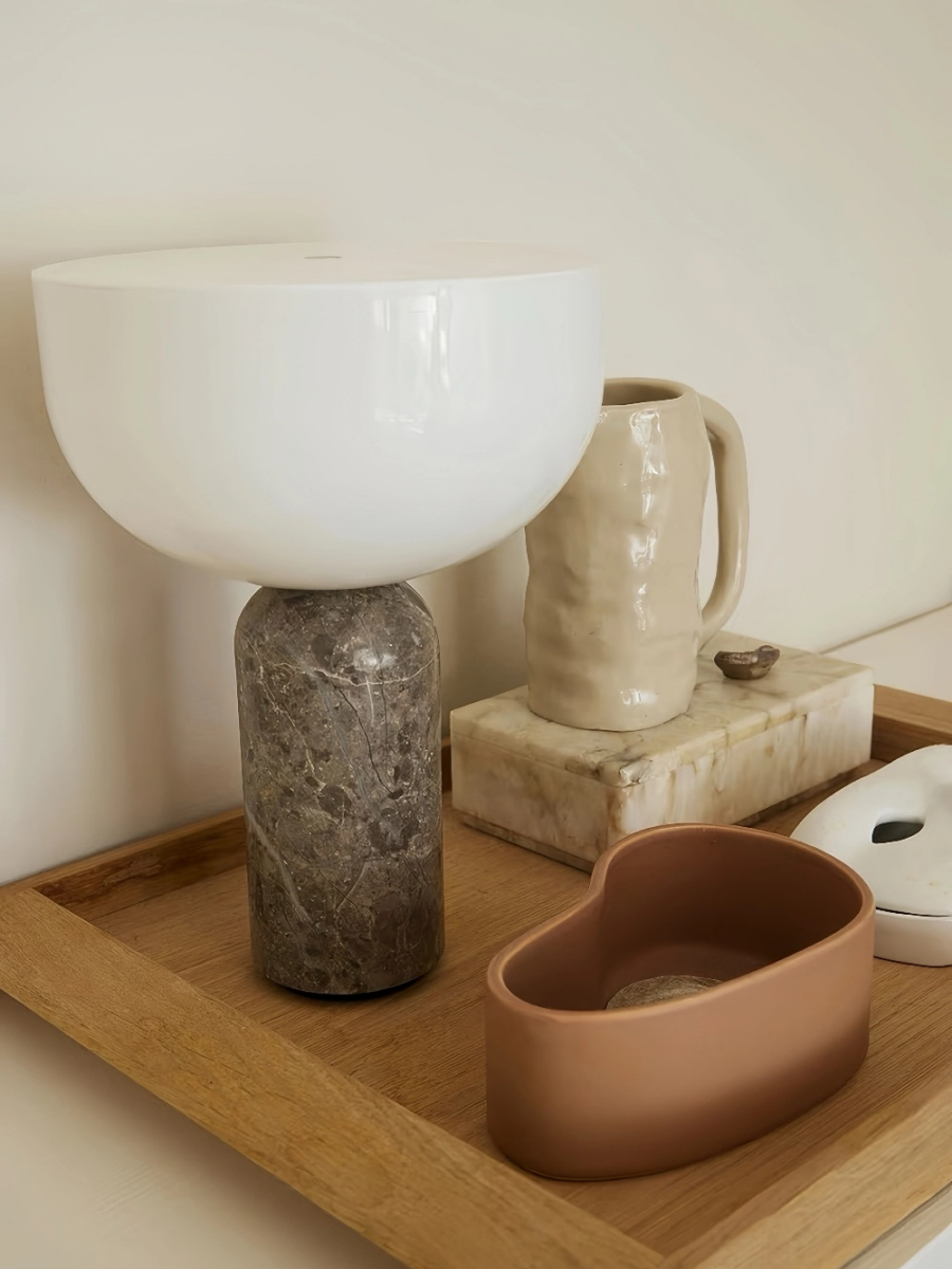 Danish Column Lamp – Nordic Minimalist Touch Table Light