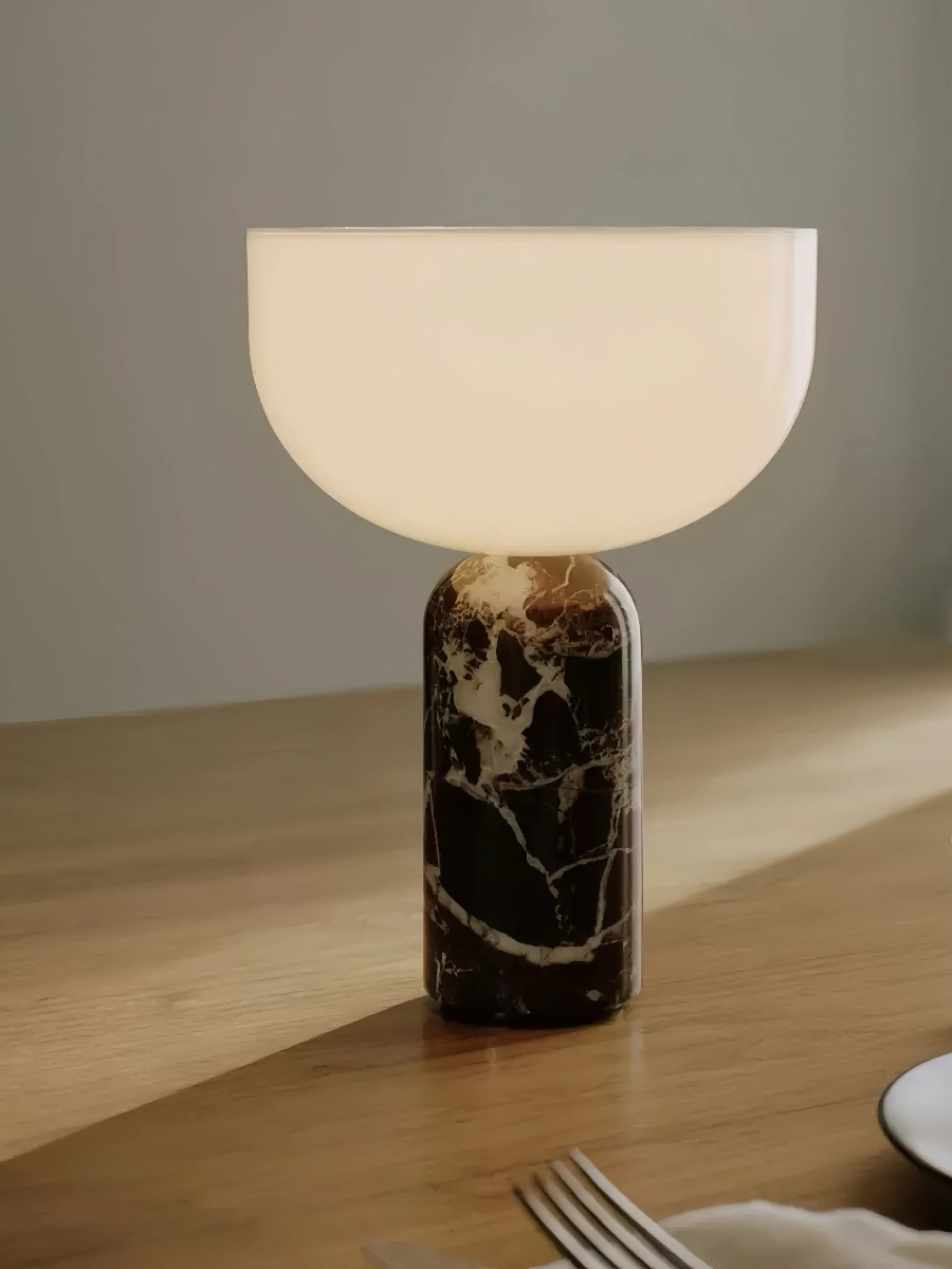 Danish Column Lamp – Nordic Minimalist Touch Table Light