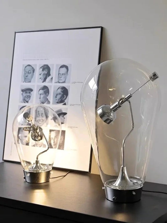 Vintage Industrial Magnetic Glass Touch Table Lamp - Chic Chambers