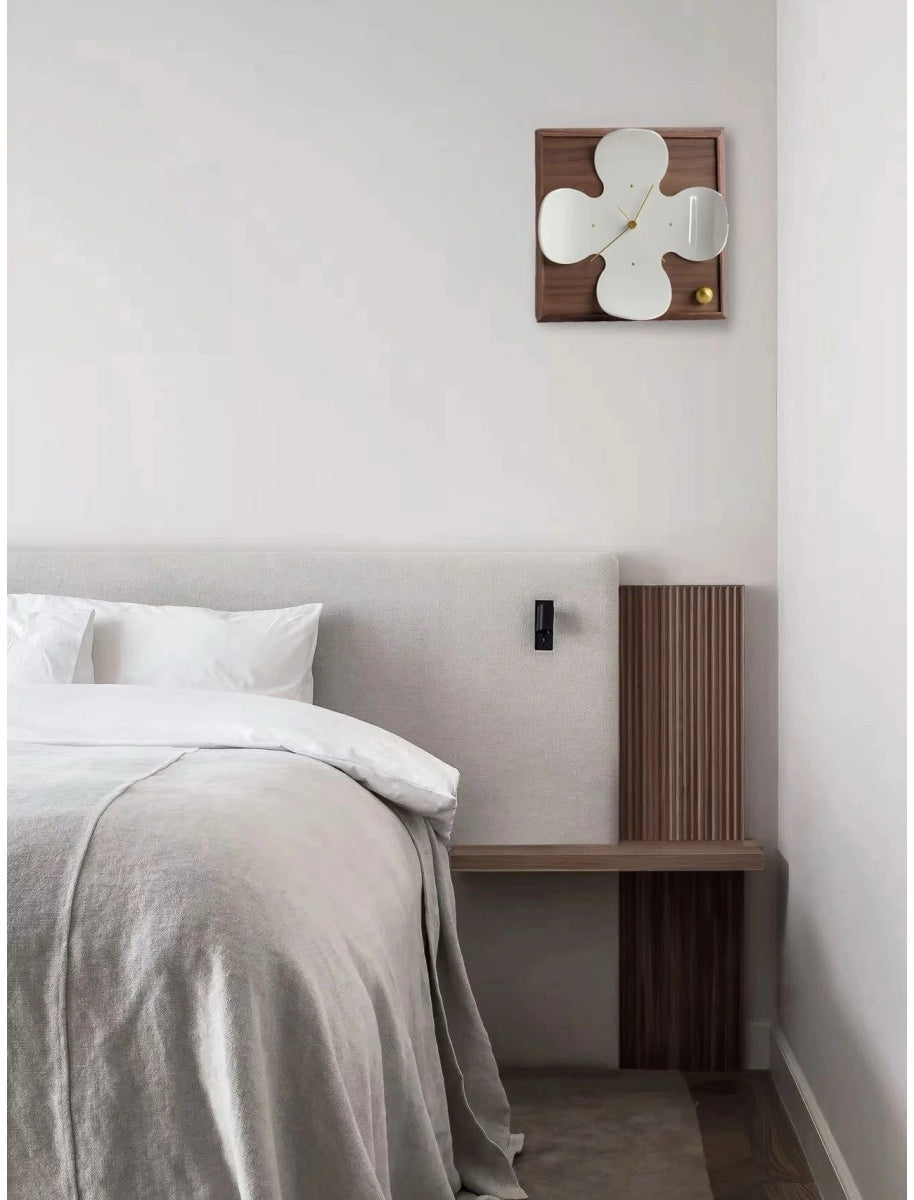 Sculptural Petal Acrylic Desk Clock - Chic Chambers