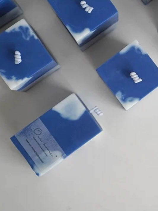 Cloud in the Sky Scented Candle Wild Bluebell Artisan Gift - Chic Chambers