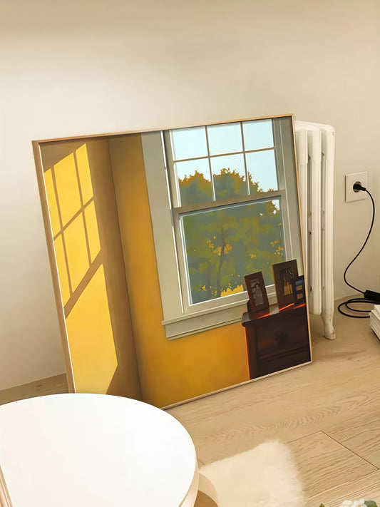 Atmospheric Interior Canvas Art Collection with Black Frame – Light and Space Series 40*40 CM/50*50 MM - Chic Chambers