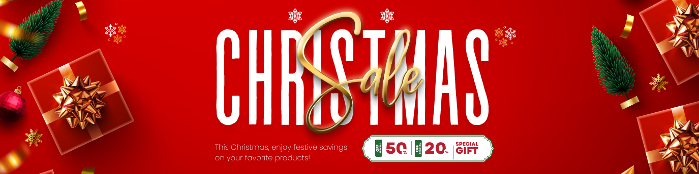 Christmas Deals Are Live Save Up to 50%🎄