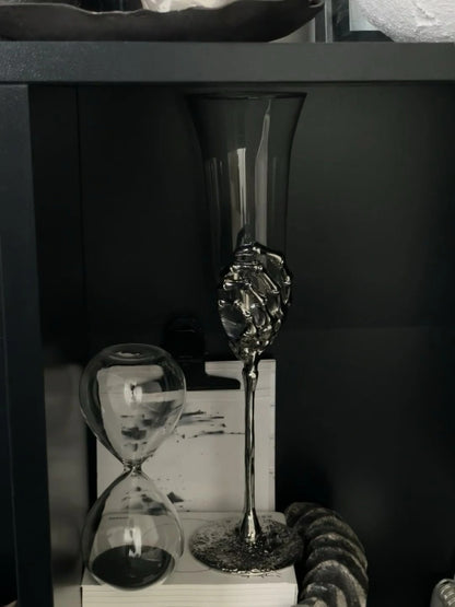 Skeleton Hand Champagne Flutes - Set of Two - Chic Chambers