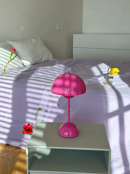Cordless Mushroom Table Lamp