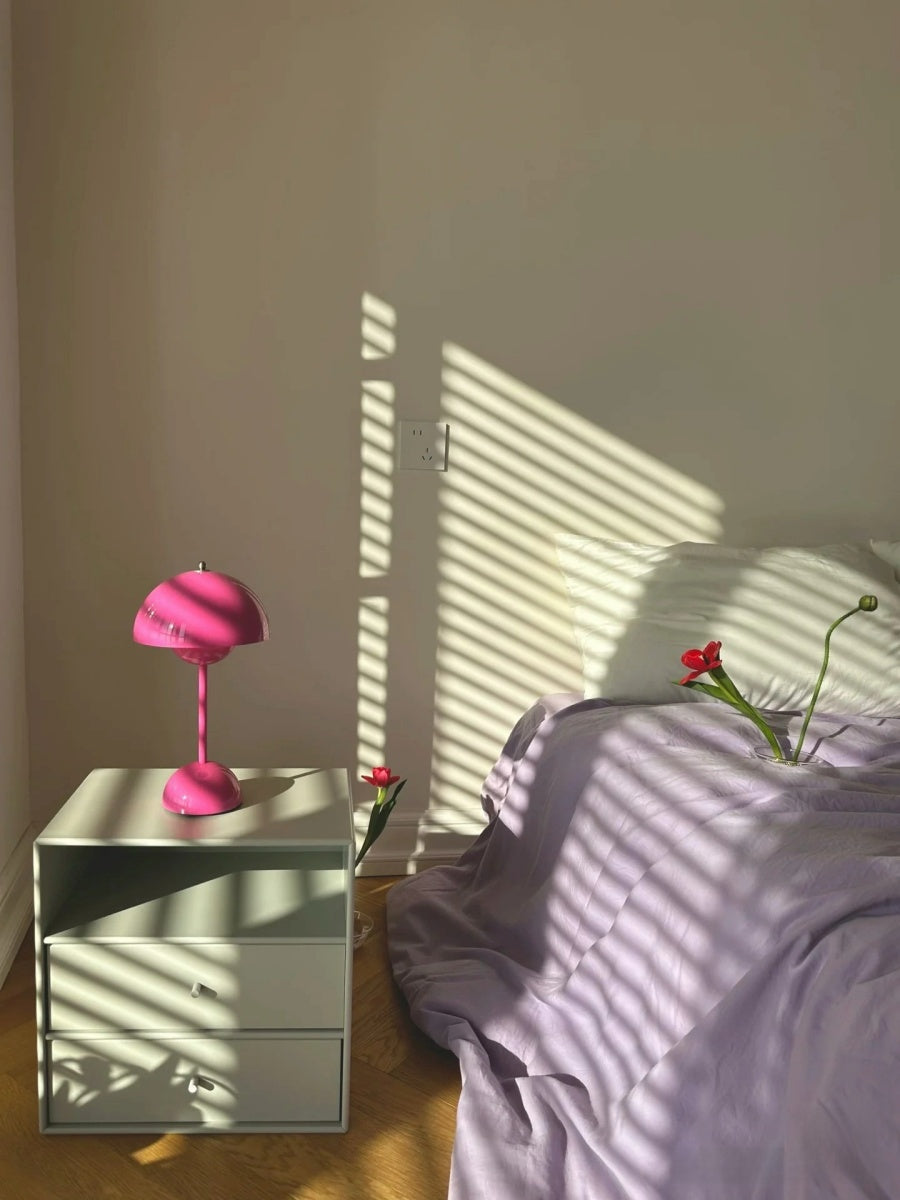 Cordless Mushroom Table Lamp
