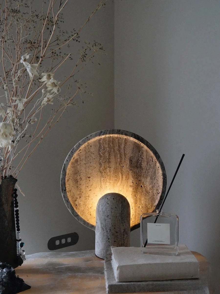 Forest-Inspired Natural Table Lamp – Postmodern Luxury Design with Sculptural Elegance - Chic Chambers