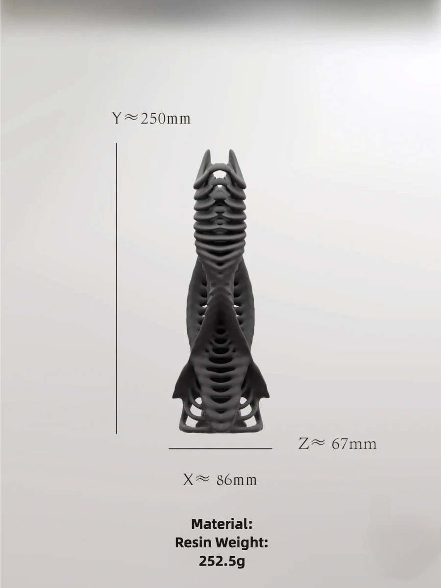 Embryo Form Sculptural Organic Vase with Futuristic Aesthetic - Chic Chambers