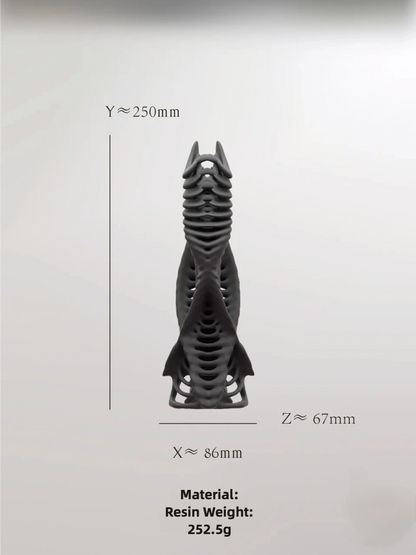 Embryo Form Sculptural Organic Vase with Futuristic Aesthetic - Chic Chambers