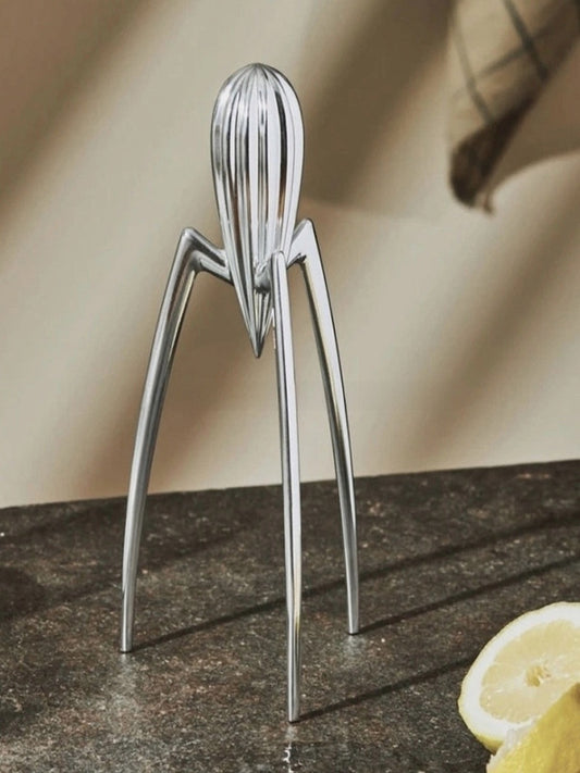 Octopus Inspired Metal Citrus Juicer and Sculptural Decor Object - Chic Chambers