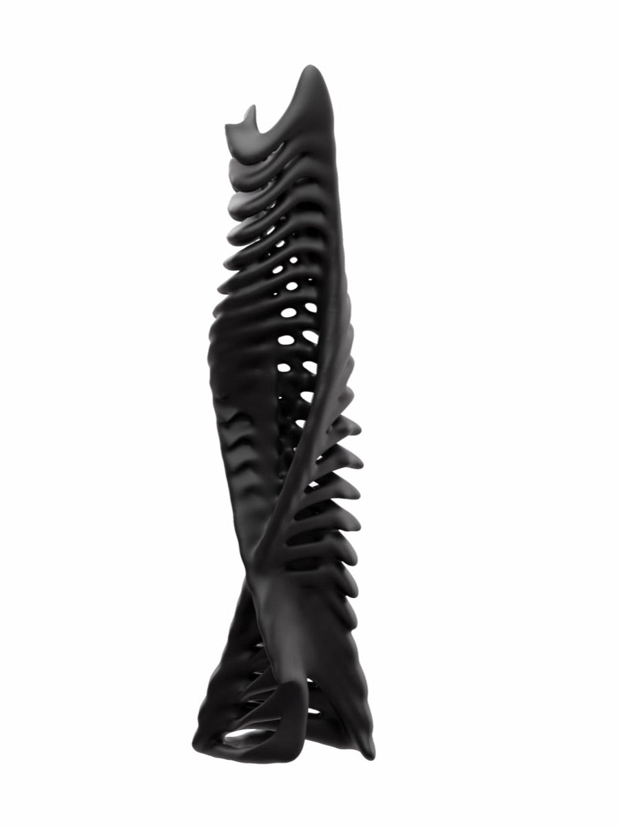 Embryo Form Sculptural Organic Vase with Futuristic Aesthetic - Chic Chambers
