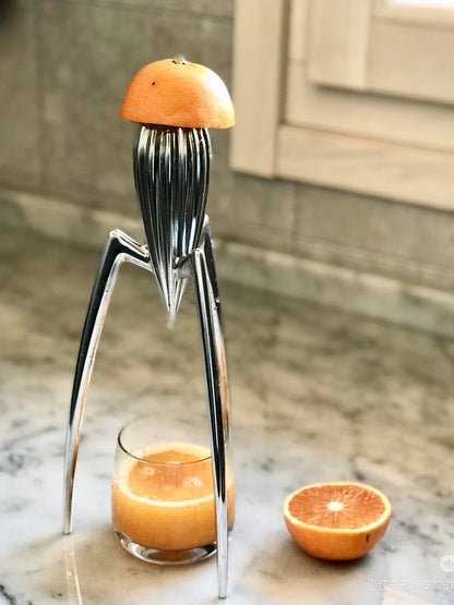 Octopus Inspired Metal Citrus Juicer and Sculptural Decor Object - Chic Chambers