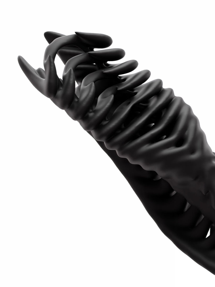 Embryo Form Sculptural Organic Vase with Futuristic Aesthetic - Chic Chambers