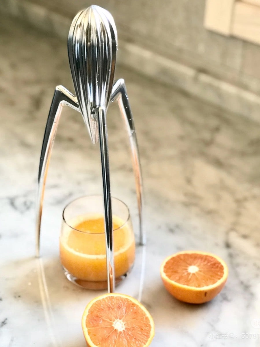 Octopus Inspired Metal Citrus Juicer and Sculptural Decor Object - Chic Chambers