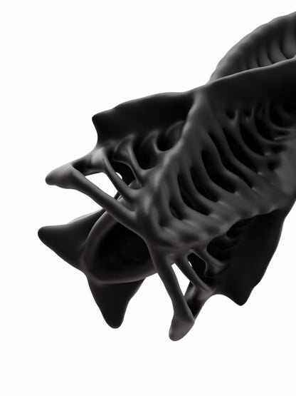Embryo Form Sculptural Organic Vase with Futuristic Aesthetic - Chic Chambers