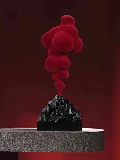 Volcanic Eruption Sculpture Italian Minimalist Resin Decor - Chic Chambers