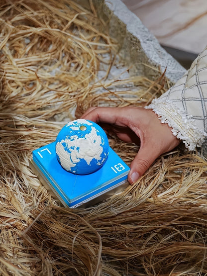 Papercraft Earth Calendar Desk Sculpture - Chic Chambers