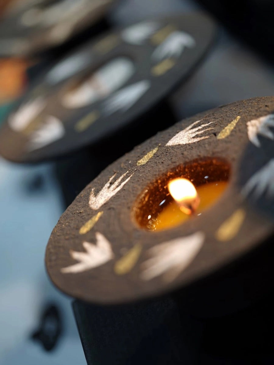 Handcrafted Ceramic Scented Candle Swallow Rain Edition - Chic Chambers